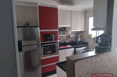 Apartamento com 2 dormitórios e cozinha planejada à venda, 42 m² por r$ 233.000,00 jardim ansalca - guarulhos/sp