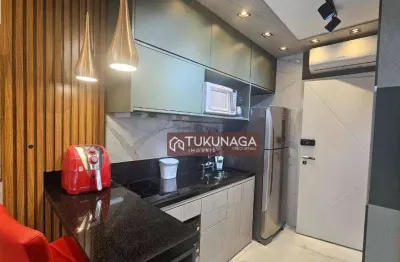 Apartamento com 1 dormitório para alugar, 39 m² por r$ 4.000,00/mês - centro - guarulhos/sp