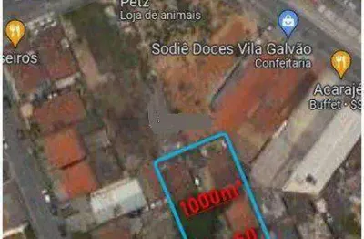 Terreno à venda, 1000 m² por r$ 3.000.000,00 - vila galvão - guarulhos/sp