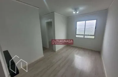 Apartamento com 2 quartos para alugar, 47 m² por r$ 1.964/mês - ponte grande - guarulhos/sp