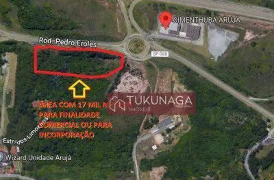 Área à venda, 17000 m² por r$ 17.000.000,00 - caputera - arujá/sp
