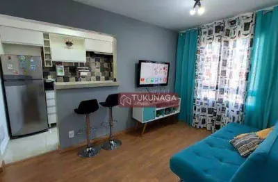 Apartamento com 2quartos à venda, 49 m² por r$ 315.000 - centro - guarulhos/sp