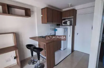 Studio com 1 dormitório para alugar, 28 m² por r$ 2.514,00/mês - vila miriam - guarulhos/sp