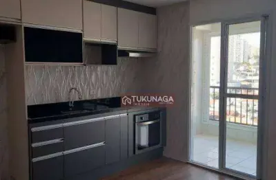 Apartamento com 1 dormitório à venda, 34 m² por r$ 320.000 - vila galvão - guarulhos/sp