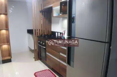 Apartamento com 2 dormitórios à venda, 46 m² por r$ 256.000,00 - bonsucesso - guarulhos/sp