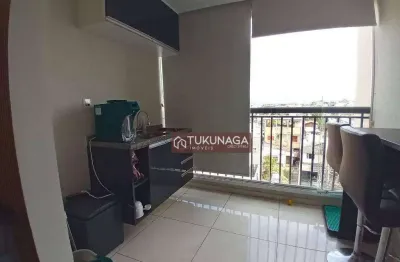 Apartamento com 2 dormitórios à venda, 55 m² por r$ 360.000,00 - vila são rafael - guarulhos/sp