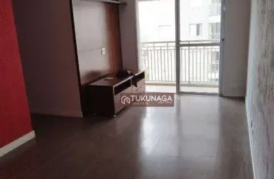 Apartamento com 3 dormitórios à venda, 64 m² por r$ 395.000 - ponte grande - guarulhos/sp