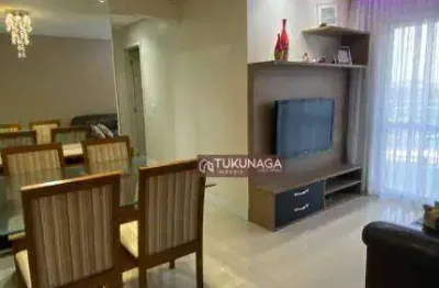 Apartamento com 2 dormitórios à venda, 56 m² por r$ 490.000,00 - vila das palmeiras - guarulhos/sp