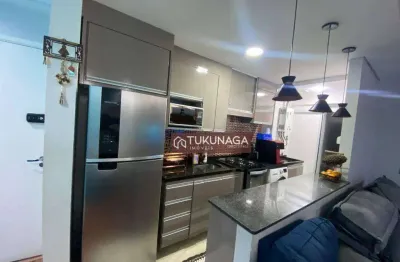 Apartamento com 2 dormitórios à venda, 52 m² por r$ 420.000,00 - jardim flor da montanha - guarulhos/sp