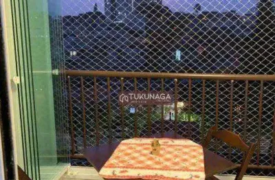 Apartamento com 1 dormitório suíte, 1 vaga à venda, 34 m² por r$ 295.000 - vila galvão - guarulhos/sp