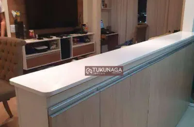 Apartamento com 2 dormitórios à venda, 47 m² por r$ 405.000 - ponte grande - guarulhos/sp