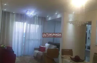 Apartamento com 3 dormitórios à venda, 81 m² por r$ 555.000,00 - jardim las vegas - guarulhos/sp