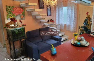 Sobrado com 3 dormitórios à venda, 120 m² por r$ 380.000 - vila rosália - guarulhos/sp
