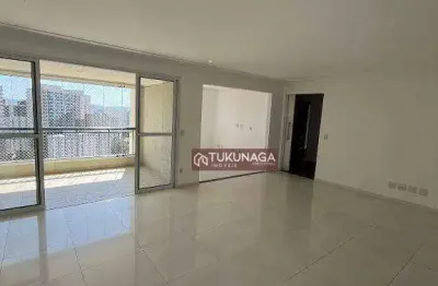 Apartamento com 3 dormitórios para alugar, 143 m² por r$ 10.150/mês - vila augusta - guarulhos/sp
