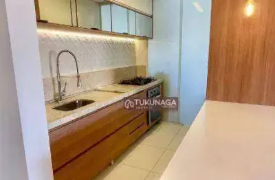 Apartamento com 2quartos à venda, 59 m² por r$ 445.000 - jardim imperador - guarulhos/sp
