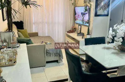 Apartamento com 2 dormitórios à venda, 58 m² por r$ 425.000,00 - vila milton - guarulhos/sp