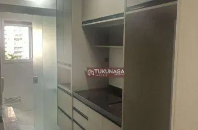 Apartamento com 2 dormitórios para alugar, 68 m² por r$ 4.200,00/mês - jardim flor da montanha - guarulhos/sp