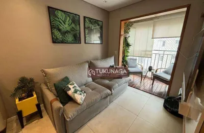 Apartamento com 2 dormitórios à venda, 62 m² por r$ 495.000 - jardim rosa de franca - guarulhos/sp