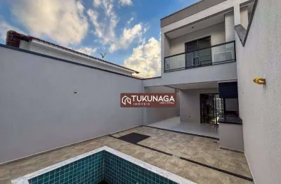 Sobrado com 3 dormitórios à venda, 160 m² por r$ 1.200.000,00 - vila galvão - guarulhos/sp