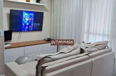 Apartamento com 2 dormitórios à venda, 86 m² por r$ 870.000 - vila leonor - guarulhos/sp
