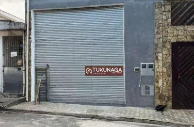 Galpão para alugar, 125 m² por r$ 4.500,00/mês - jardim ansalca - guarulhos/sp