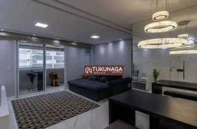 Apartamento com 3 quartos à venda, 95 m² por r$ 990.000 2 vagas  - vila augusta - guarulhos/sp