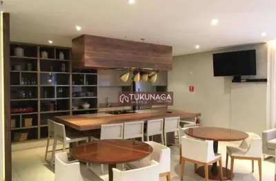Apartamento com 3 dormitórios para alugar, 65 m² por r$ 4.550,00/mês - vila rosália - guarulhos/sp