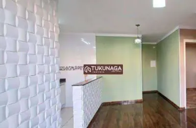 Apartamento com 2 quartos para alugar, 45 m² por r$ 1.750/mês - jardim guilhermino - guarulhos/sp