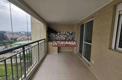 Apartamento com 2 quartos para alugar, 68 m² por r$ 3.940/mês - jardim flor da montanha - guarulhos/sp