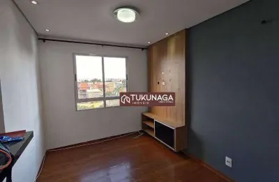 Apartamento com 2 dormitórios para alugar, 45 m² por r$ 1.705,00/mês - ponte grande - guarulhos/sp