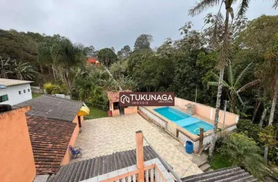 Chácara com 6 dormitórios à venda, 1507 m² por r$ 1.300.000,00 - água azul - guarulhos/sp