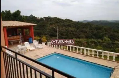 Chácara com 4 dormitórios à venda, 1175 m² por r$ 950.000,00 - mato dentro - mairiporã/sp