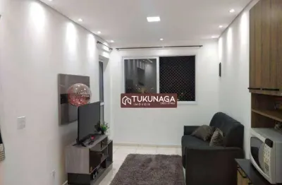 Apartamento com 2 dormitórios para alugar, 73 m² por r$ 2.800,00/mês - vila barros - guarulhos/sp