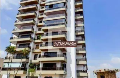 Apartamento com 4 quartos para alugar, 230 m² por r$ 6.000/mês - vila galvão - guarulhos/sp