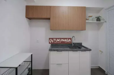Apartamento com 1 quarto para alugar, 43 m² por r$ 3.030/mês - vila rosália - guarulhos/sp