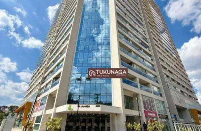 Studio com 1 dormitório para alugar, 37 m² por r$ 3.695,00/mês - centro - guarulhos/sp