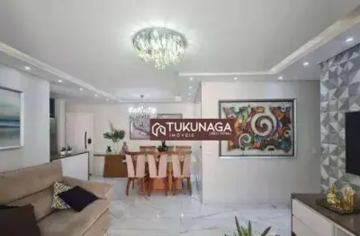 Apartamento com 2 dormitórios à venda, 83 m² por r$ 944.000,00 - jardim flor da montanha - guarulhos/sp