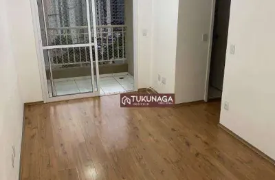 Apartamento com 2 dormitórios para alugar, 50 m² por r$ 2.550,00/mês - vila augusta - guarulhos/sp