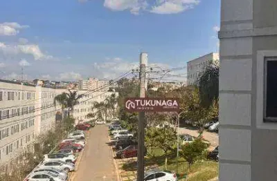 Apartamento com 2 quartos para alugar, 47 m² por r$ 1.500/mês - vila alzira - guarulhos/sp