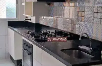 Apartamento com 2 quartos para alugar, 45 m² por r$ 2.662/mês - ponte grande - guarulhos/sp