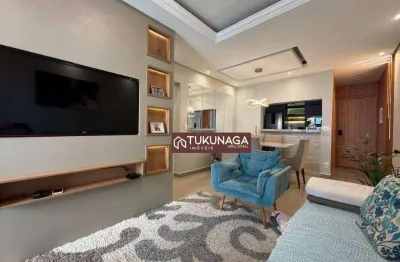 Apartamento com 3 dormitórios à venda, 80 m² por r$ 580.000,00 - vila rio de janeiro - guarulhos/sp