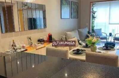 Apartamento com 2 quartos à venda, 58 m² por r$ 525.000 - jardim rosa de franca - guarulhos/sp