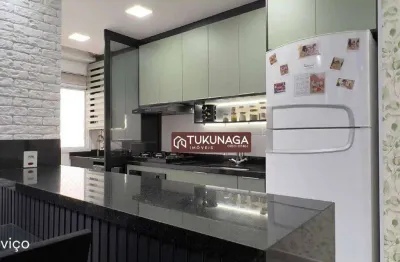 Apartamento com 3 quartos à venda, 65 m² por r$ 439.000 - jardim bela vista - guarulhos/sp