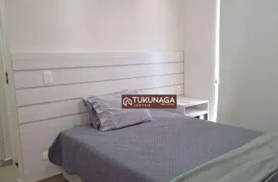 Studio com 1 quarto para alugar, 36 m² por r$ 3.085/mês - vila augusta - guarulhos/sp