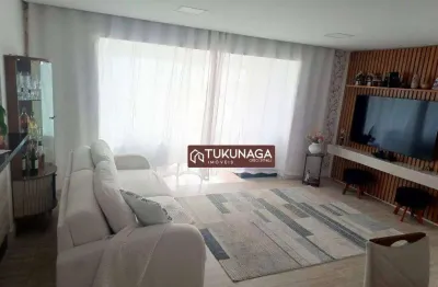 Apartamento com 3 dormitórios para alugar, 100 m² por r$ 5.651,95/mês - jardim flor da montanha - guarulhos/sp