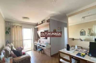 Apartamento com 2 dormitórios para alugar, 48 m² por r$ 3.250,00/mês - bosque maia - guarulhos/sp