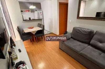 Apartamento com 2 dormitórios à venda, 44 m² por R$ 290.000 - Jardim City - Guarulhos/SP