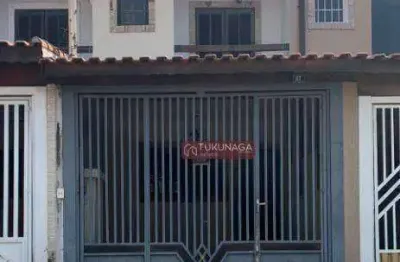 Sobrado com 3 quartos para alugar, 113 m² por r$ 3.110/mês - parque continental ii - guarulhos/sp