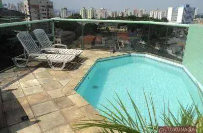 Cobertura com 4 dormitórios à venda, 225 m² por r$ 1.800.000,00 - (zona norte) barro branco - são paulo/sp