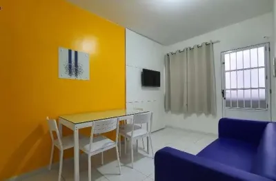 Apartamento mobiliado de 45 m² no jardim rossin, excelente localização com 2 dormitórios